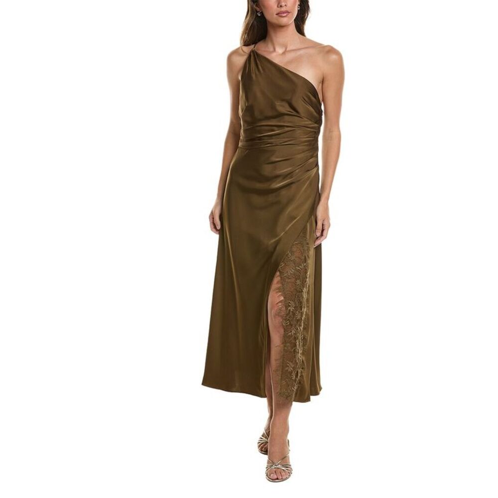 Amur Womens  Mare Cowl Dress, Gray